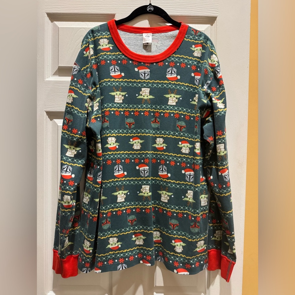 Star Wars Yoda Holiday Pajama Top size 2XL: Hanna Anderson Collection